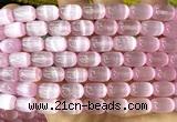 CSE708 15 inches 8*12mm drum selenite beads wholesale