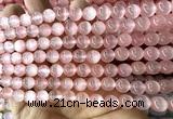 CSE710 15 inches 6mm round selenite beads wholesale