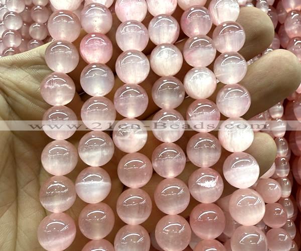 CSE712 15 inches 10mm round selenite beads wholesale