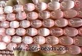 CSE716 15 inches 10*14mm rice selenite beads wholesale