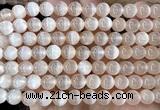 CSE721 15 inches 8mm round selenite beads wholesale