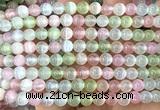 CSE760 15 inches 6mm round colorful selenite beads wholesale