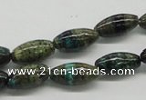 CSG06 15.5 inches 8*16mm rice long spar gemstone beads wholesale