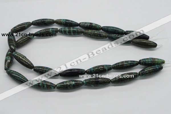 CSG07 15.5 inches 10*30mm rice long spar gemstone beads wholesale