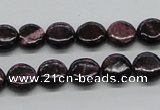 CSG55 15.5 inches 10mm flat round long spar gemstone beads wholesale