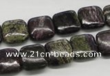 CSG58 15.5 inches 10*10mm square long spar gemstone beads wholesale