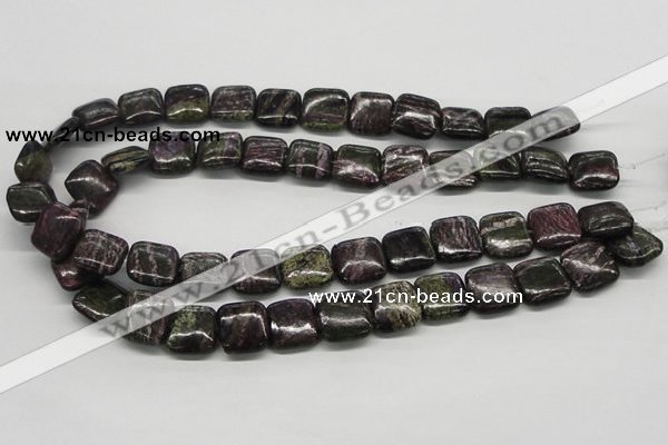 CSG59 15.5 inches 16*16mm square long spar gemstone beads wholesale