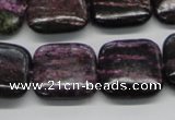 CSG60 15.5 inches 20*20mm square long spar gemstone beads wholesale