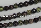 CSG65 15.5 inches 4mm round long spar gemstone beads wholesale