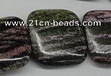 CSG80 15.5 inches 30*30mm square long spar gemstone beads wholesale