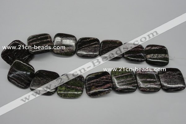 CSG80 15.5 inches 30*30mm square long spar gemstone beads wholesale