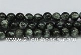 CSH01 15.5 inches 6mm round natural seraphinite gemstone beads