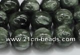 CSH05 15.5 inches 14mm round natural seraphinite gemstone beads