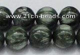 CSH06 15.5 inches 16mm round natural seraphinite gemstone beads