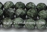 CSH09 15.5 inches 14mm faceted round natural seraphinite beads