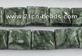 CSH11 15.5 inches 14*14mm square natural seraphinite beads