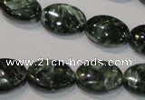 CSH133 15.5 inches 13*18mm oval natural seraphinite gemstone beads