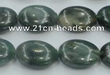 CSJ206 15.5 inches 15*20mm oval serpentine jade gemstone beads