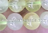 CSJ321 15.5 inches 10mm round serpentine new jade beads