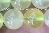 CSJ322 15.5 inches 12mm round serpentine new jade beads