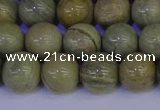 CSL203 15.5 inches 10mm round silver leaf jasper beads wholesale