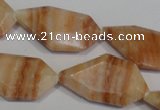 CSL85 15.5 inches 17*32mm freefrom silver leaf jasper beads wholesale