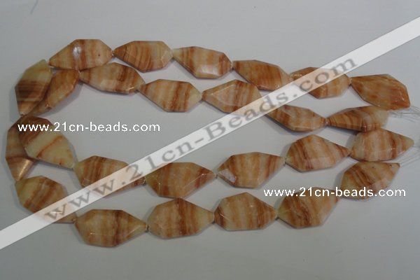 CSL85 15.5 inches 17*32mm freefrom silver leaf jasper beads wholesale