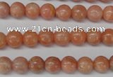 CSM03 15.5 inches 8mm round salmon stone beads wholesale