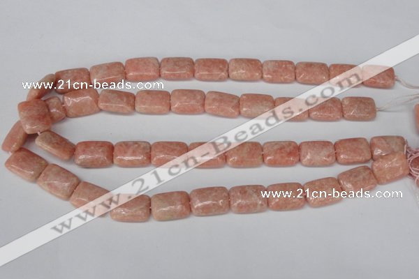 CSM21 15.5 inches 13*18mm rectangle salmon stone beads wholesale