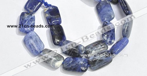 CSO07 A grade 15.5 inches 8*12mm rectangle sodalite beads