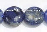 CSO09 15.5 inches A grade 8mm coin sodalite beads wholesale