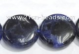 CSO10 15.5 inches A grade 10mm coin sodalite beads wholesale