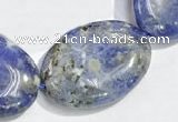 CSO12 15.5 inches 18*25mm oval A grade sodalite beads wholesale