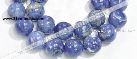 CSO14 15.5 inches 4mm round AB grade sodalite gemstone beads