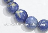 CSO17 6mm faceted round AB grade sodalite beads wholesale