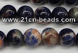 CSO262 15.5 inche 8mm round red sodalite gemstone beads wholesale