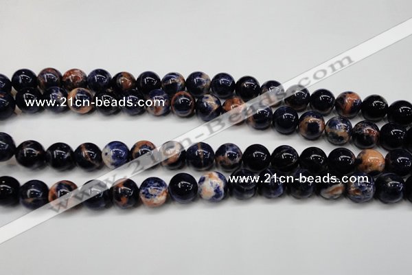 CSO264 15.5 inche 12mm round red sodalite gemstone beads wholesale