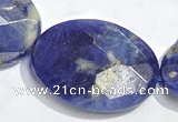 CSO28 15.5 inches faceted oval 18*25mm A grade sodalite beads