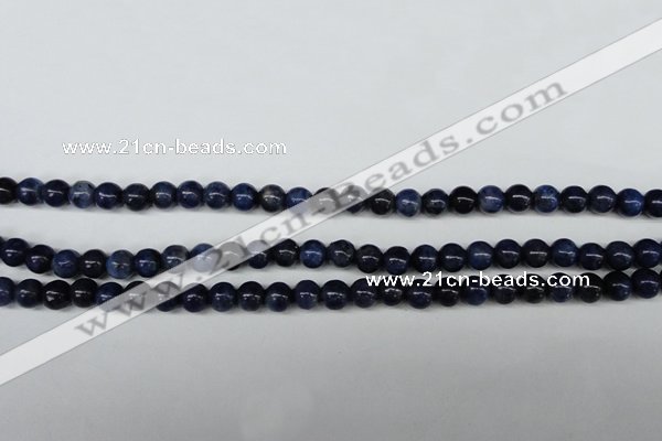 CSO401 15.5 inches 6mm round dyed sodalite gemstone beads