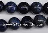 CSO405 15.5 inches 14mm round dyed sodalite gemstone beads