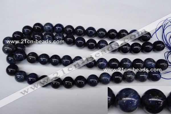 CSO405 15.5 inches 14mm round dyed sodalite gemstone beads