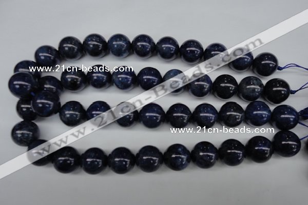 CSO407 15.5 inches 18mm round dyed sodalite gemstone beads