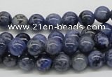 CSO41 15.5 inches 8mm round sodalite gemstone beads wholesale