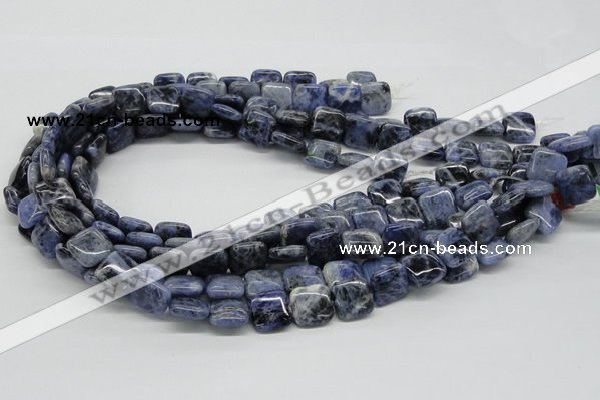 CSO44 15.5 inches 14*14mm square sodalite gemstone beads wholesale