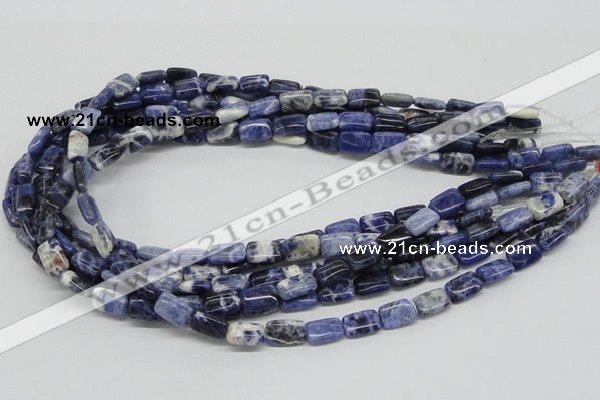 CSO45 15.5 inches 8*12mm rectangle sodalite gemstone beads wholesale