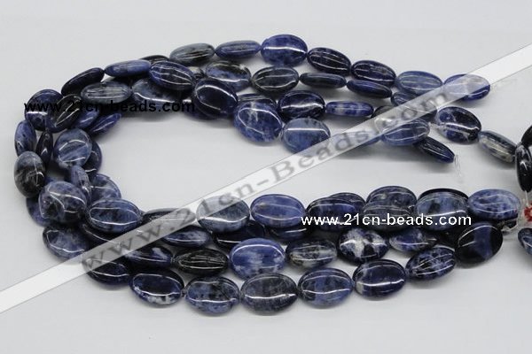 CSO48 15.5 inches 15*20mm oval sodalite gemstone beads wholesale