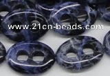 CSO49 15.5 inches 18*25mm oval sodalite gemstone beads wholesale