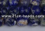 CSO514 15.5 inches 12mm round orange sodalite beads wholesale