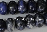 CSO53 15.5 inches 12*18mm rondelle sodalite gemstone beads