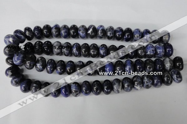 CSO53 15.5 inches 12*18mm rondelle sodalite gemstone beads